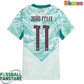 Portugal Joao Felix #11 Replik Auswärtstrikot Damen WM 2026 Kurzarm